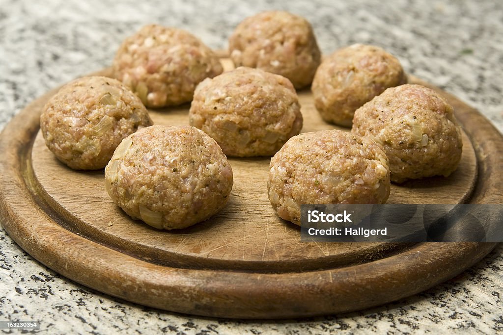 Schweinefleisch-Burger - Lizenzfrei Abnehmen Stock-Foto