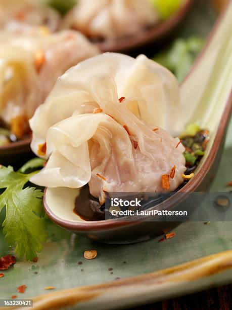 Foto de Wontons No Vapor e mais fotos de stock de A Vapor - A Vapor, Alimentação Saudável, Almoço