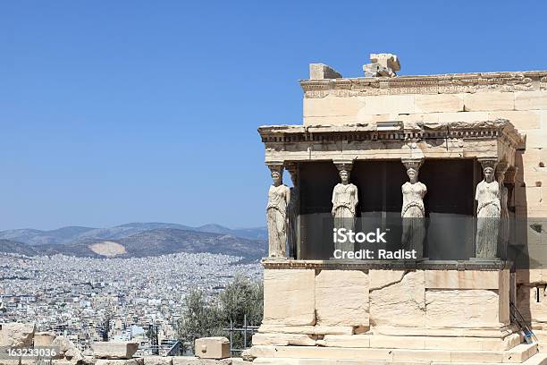 彫刻の Erechtheum ギリシャ風寺院 - アテナイのアクロポリスのストックフォトや画像を多数ご用意 - アテナイのアクロポリス, アテネ, エレクテウス神殿