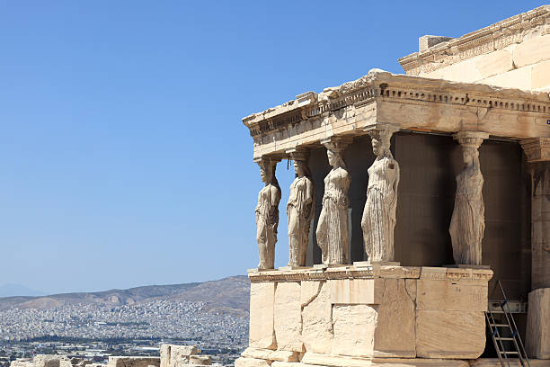istock Sculpture of Erechtheum temple 163233049