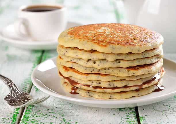 istock Pancakes with poppy seeds 163242479
