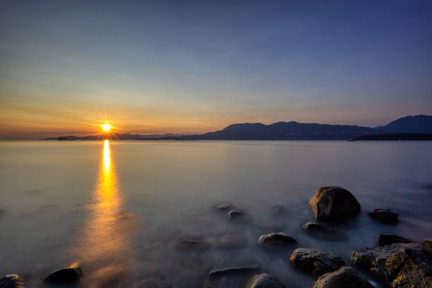 istock long  exposure of sunset view, Vancouver, BC, Canada 1632474389