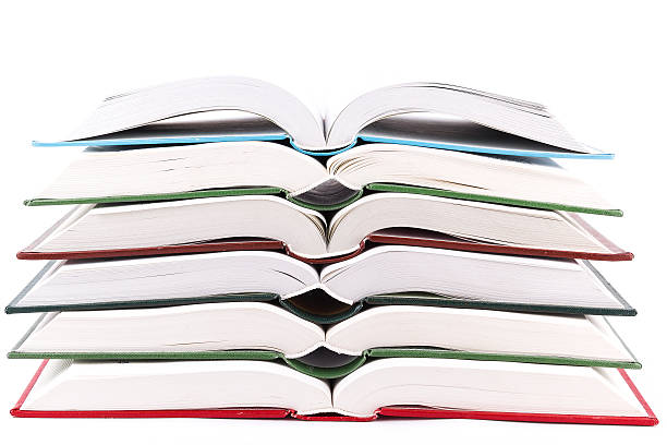 istock opening book stacks isolated on white background 163248318