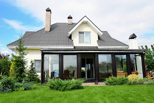istock private house with garden in a rural area 163249212