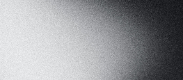 Gray white black grainy gradient noise texture background monochromatic wide banner header poster design