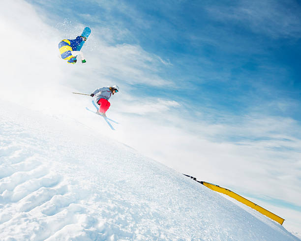 istock Freestyle team in a jump 163253626