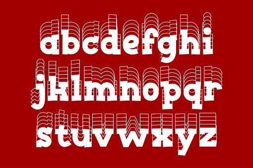 Stack Letters Versatile Collection Of Stacked Alphabet Letters For Various Uses Stock ...