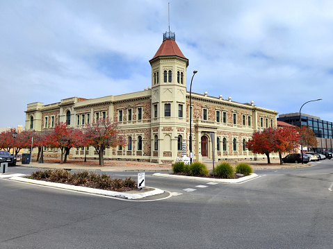 Enfield Town Hall, a heritage building in Port Adelaide, South australia.