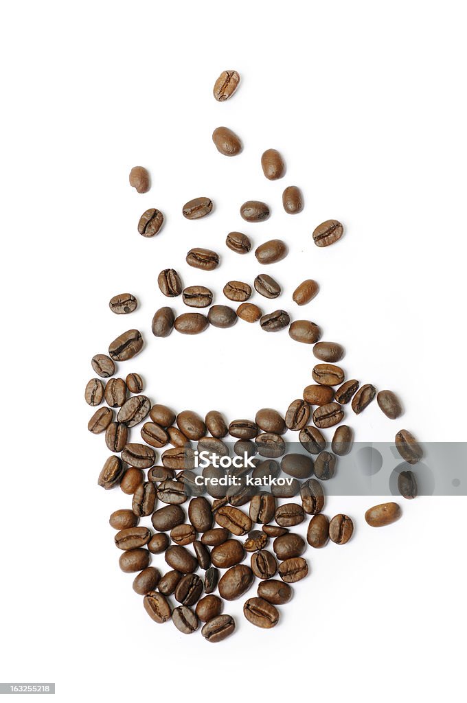 Tasse de café en grains - Photo de Aliment rôti libre de droits