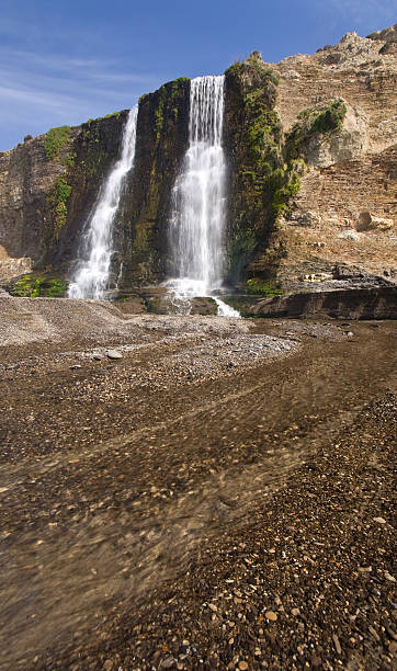 alamere falls, point reyes, kalifornien - point reyes national seashore northern california beach california stock-fotos und bilder