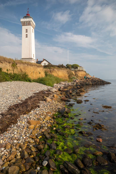 istock Lighthouse on the coast in Helnaes, Funen, Denmark 1632559092