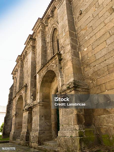 Facade Of Medieval Convent Santa Clara In Pontevedra Stock Photo - Download Image Now