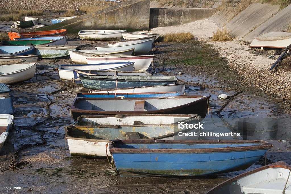 Barcos em Leigh-on-Sea, Essex, Reino Unido - Royalty-free Ao Ar Livre Foto de stock