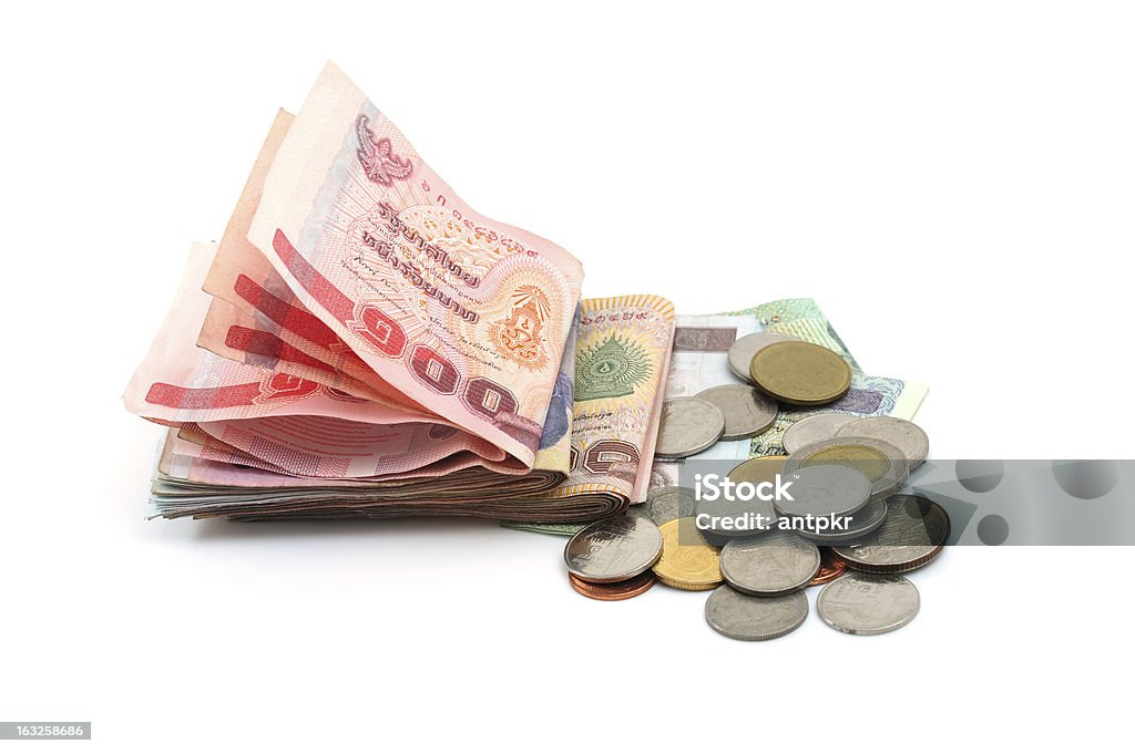 Thailändische Währung - Lizenzfrei Fotografie Stock-Foto