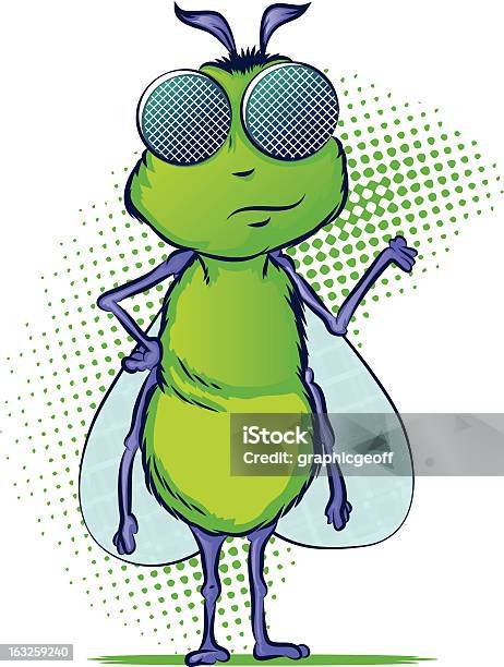 Insect Cartoon Character Stock Illustration - Download Image Now - Insect,  Cartoon, Fly - Insect - iStock
