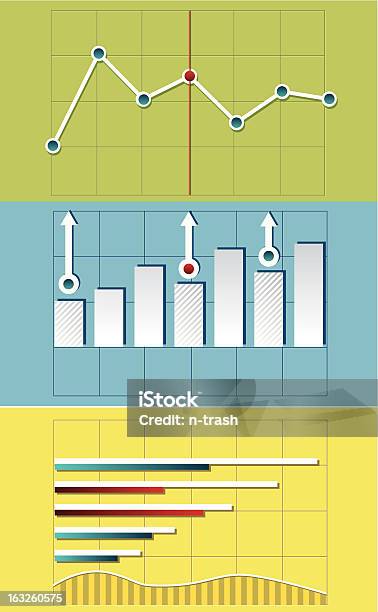 Infographie Éléments Vecteurs libres de droits et plus d'images vectorielles de Affaires - Affaires, Collection, Croissance