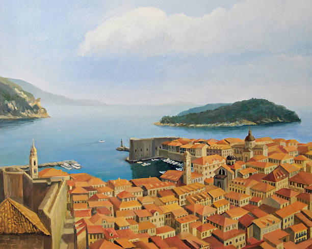 10+ Dubrovnik Wall Illustrations - iStock