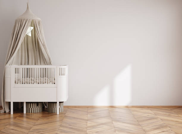 istock Home mockup, minimalist children's room interior background 1632627767