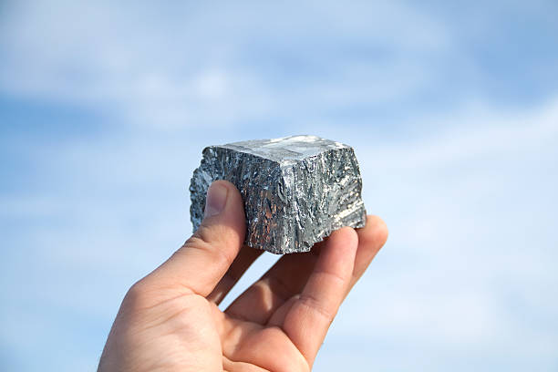 Zinc mine nugget Zinc material,raw metal ore stock pictures, royalty-free photos & images