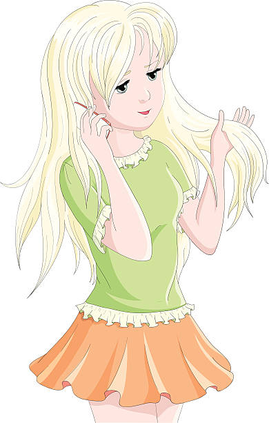 Anime Girl Blonde Illustrations, Royalty-Free Vector Graphics & Clip Art - iStock Anime Girl Blonde Illustrations, Royalty-Free Vector Graphics & Clip Art - iStock