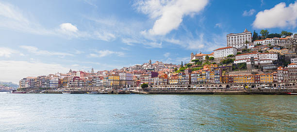 istock Panoramic of old Porto at a summer day 163268522