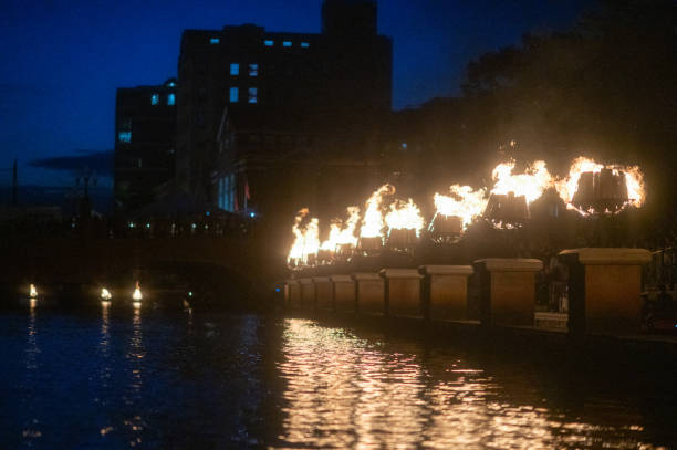 istock Waterfire festival in Providence 1632691565