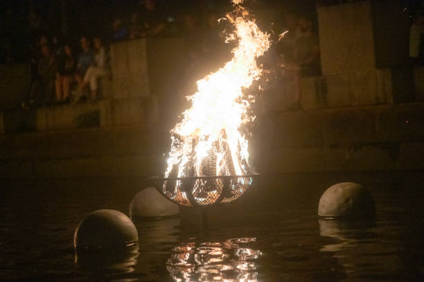 istock Waterfire festival in Providence 1632692109