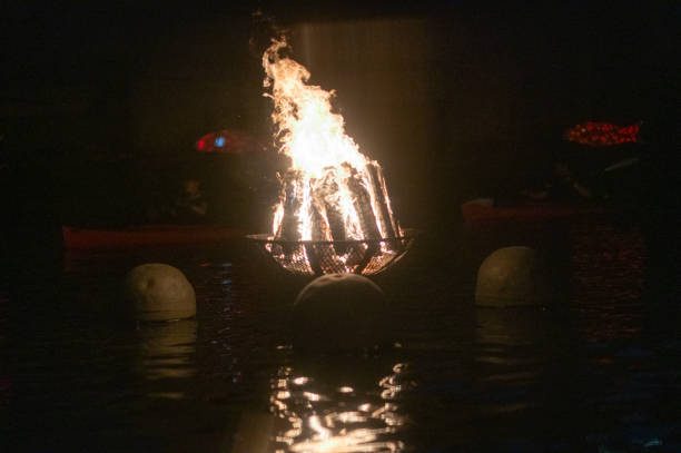 istock Waterfire festival in Providence 1632692377