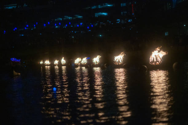 istock Waterfire festival in Providence 1632692628