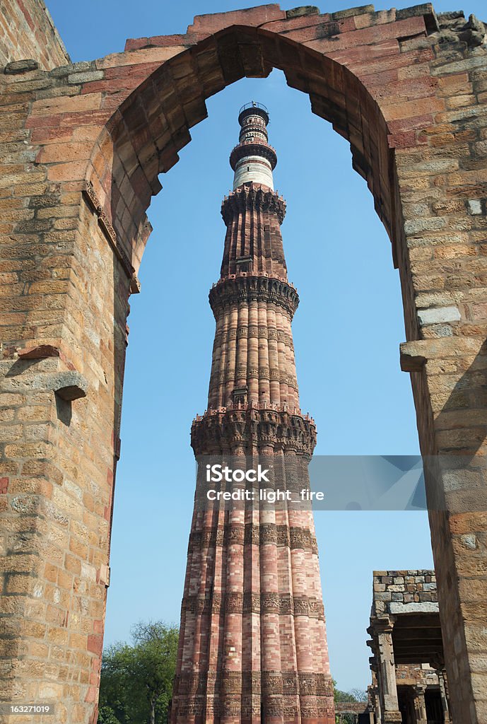 qutub minar - Foto stock royalty-free di Architettura