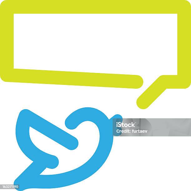 Bird Tweets Icon Stock Illustration - Download Image Now - Bluebird - Bird, Illustration, Animal Body Part