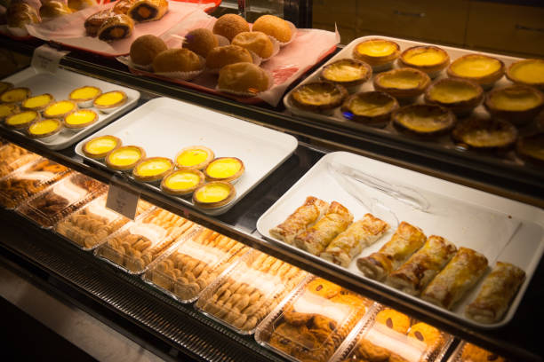istock Display of Asian Pastries 1632750513