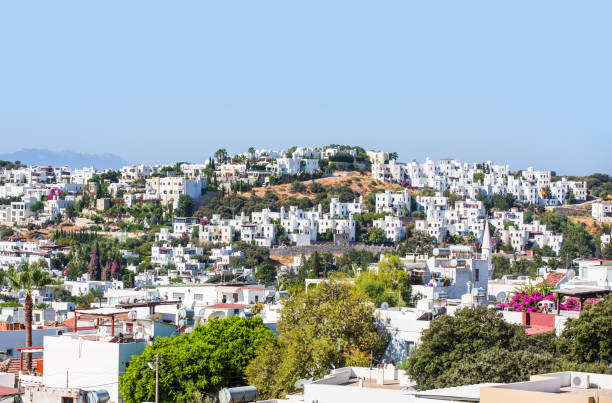 istock Typical Aegean architecture in Bodrum, Turkey. 1632816029