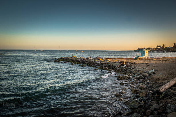 Capitola Beach at Santa Cruz County, California