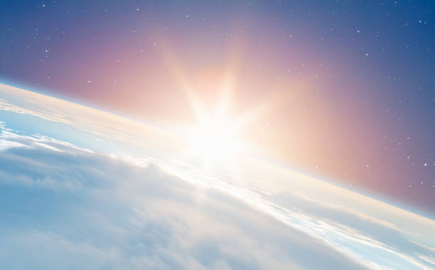 istock Planet Earth with a spectacular sunset 1632853104
