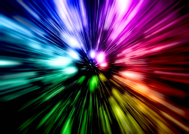 istock 3d illustration of radiating iridescent light 1632889508
