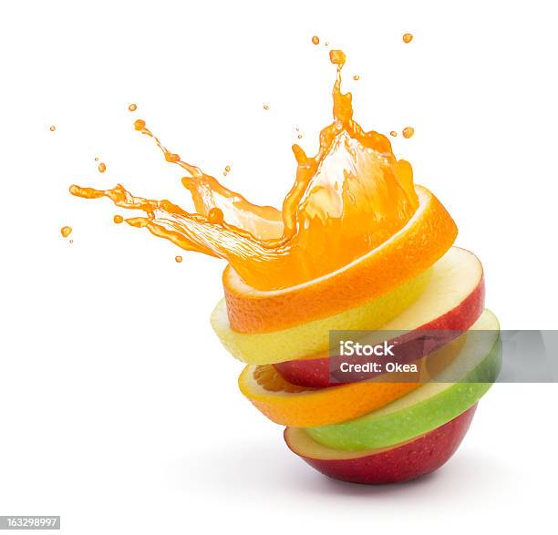 Ponche De Frutas Foto de stock y más banco de imágenes de Fruta - Fruta, Salpicar, Zumo