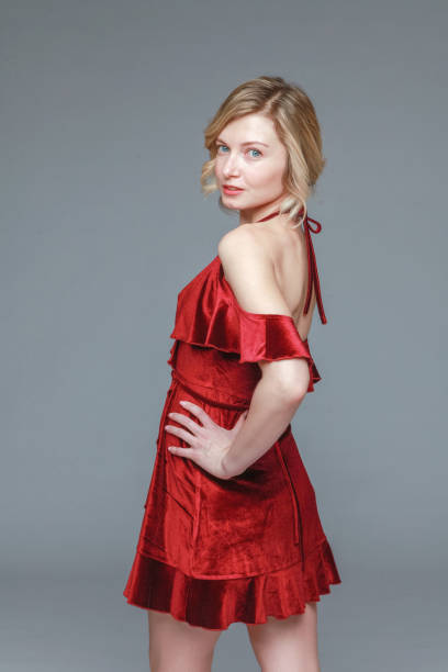 istock Beautiful blonde in the studio. 1633023631