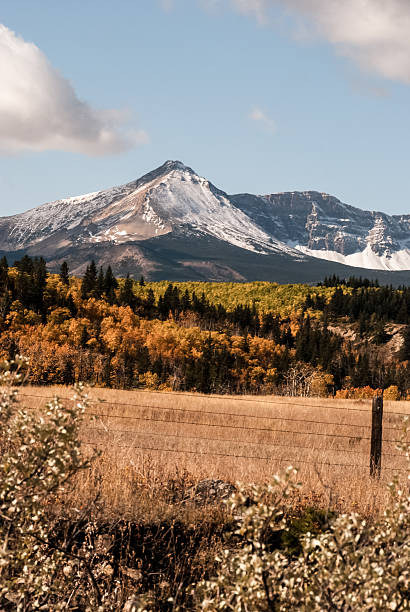 Lone Mountain stock photo