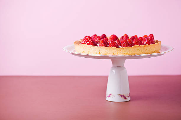 клубничный торт - strawberry tart стоковые фото и изображения
