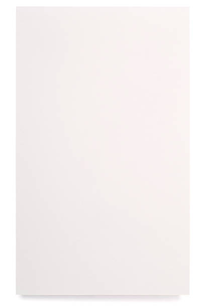 istock Blank sheet of paper on white 163305266