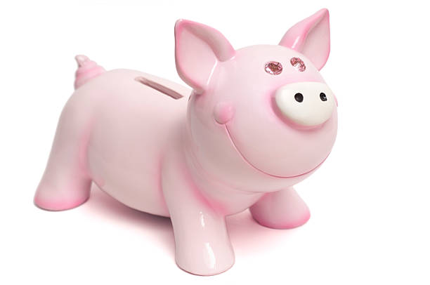 istock Isolated pink piggy bank 163307760