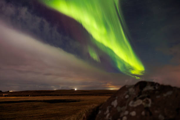 istock Aurora borealis brightens up night sky 1633091084