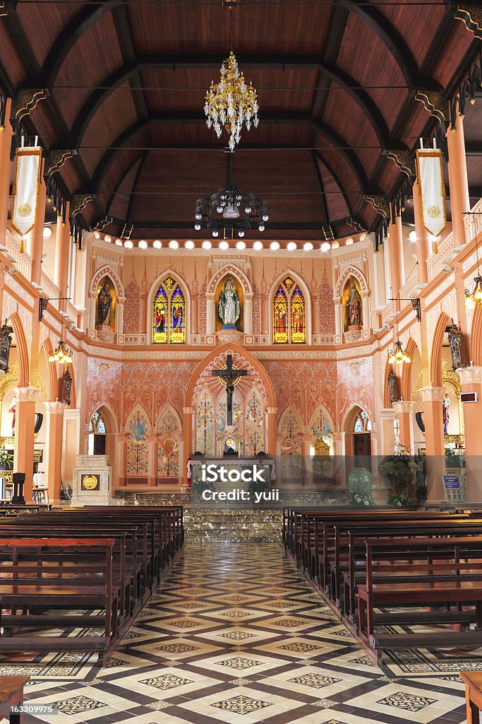 Dentro da Igreja de Santa Maria. - Foto de stock de Altar royalty-free