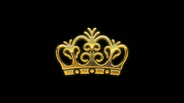 istock Crown symbol sign icon gold golden 1633131233