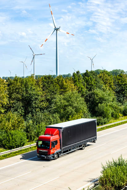 istock Truck on German Highway 1633143140