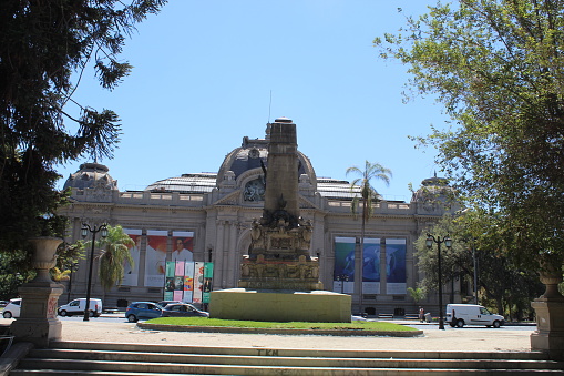 Image of the Museum of Art of Santiago de Chile, taken in January 2022.