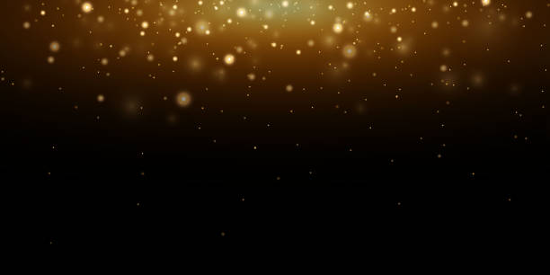 istock Golden effect glow, glare, explosion, glitter, sun glare, sparks and stars 1633197291