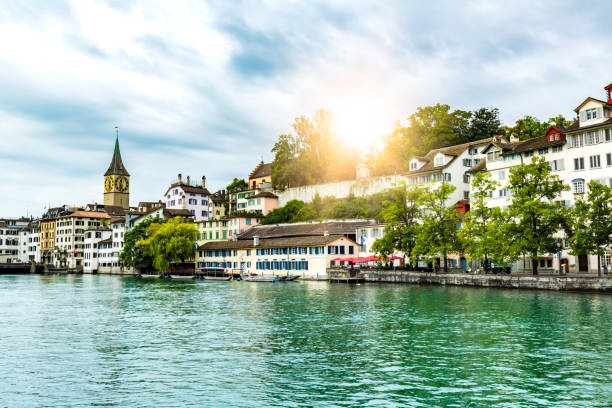 istock river bank in Zurich 1633247767