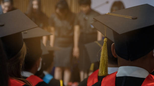 istock A large group of University graduation degree caps during ceremonies on commencement day 1633330421